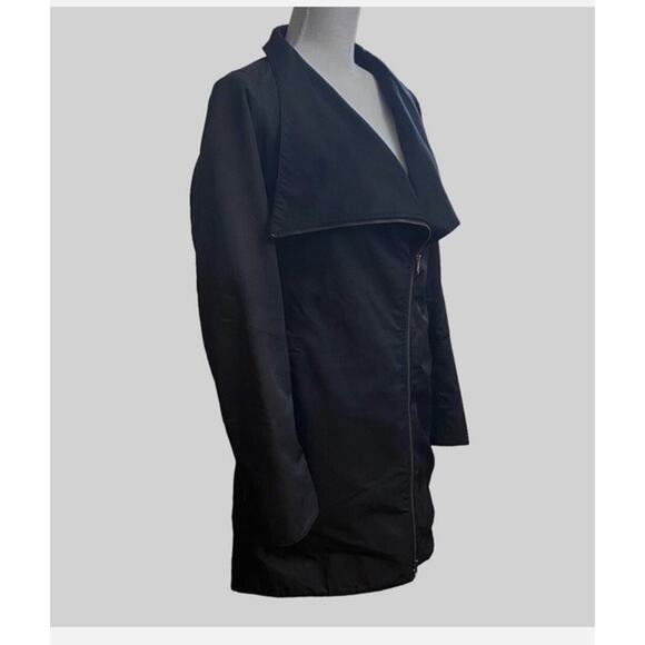 Eileen Fisher all weather asymmetrical jacket - Picture 4 of 6